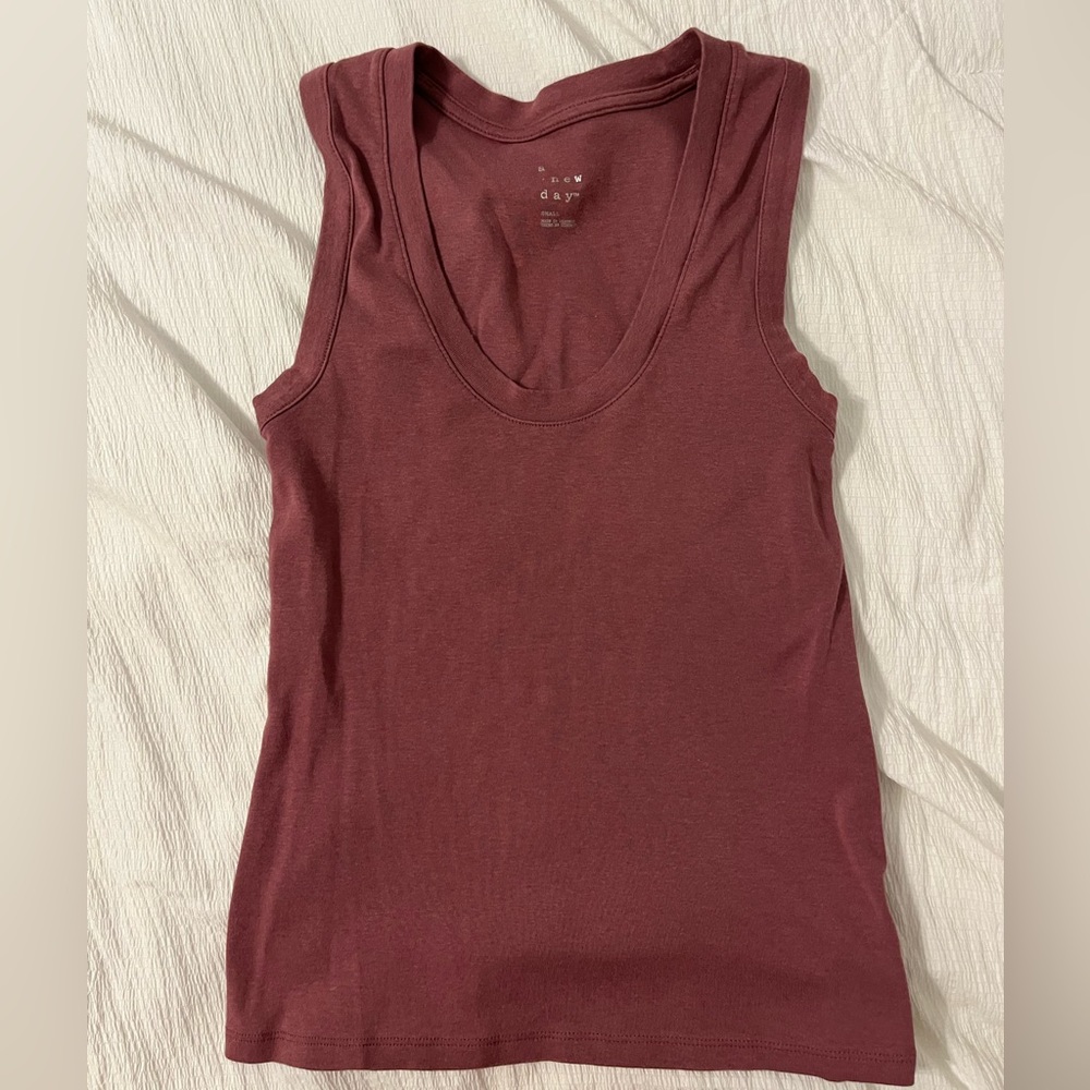 Wide strap tank top